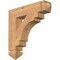 Ekena Millwork Merced Arts & Crafts Smooth Bracket, Western Red Cedar, 3 1/2"W x 18"D x 18"H BKT04X18X18MRC03SWR - alternate 1